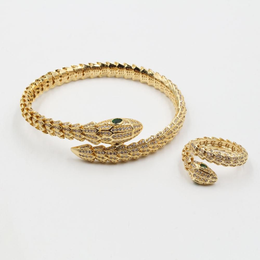 طقم كارتير اسواره وخاتم اسواره متوفر 2 لون ذهبي 7