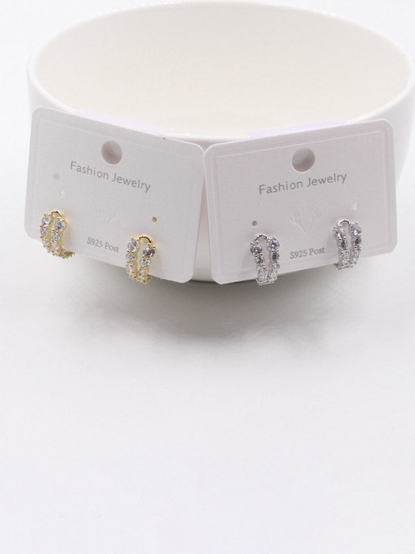 حلق مقوس زركون حلق jewel