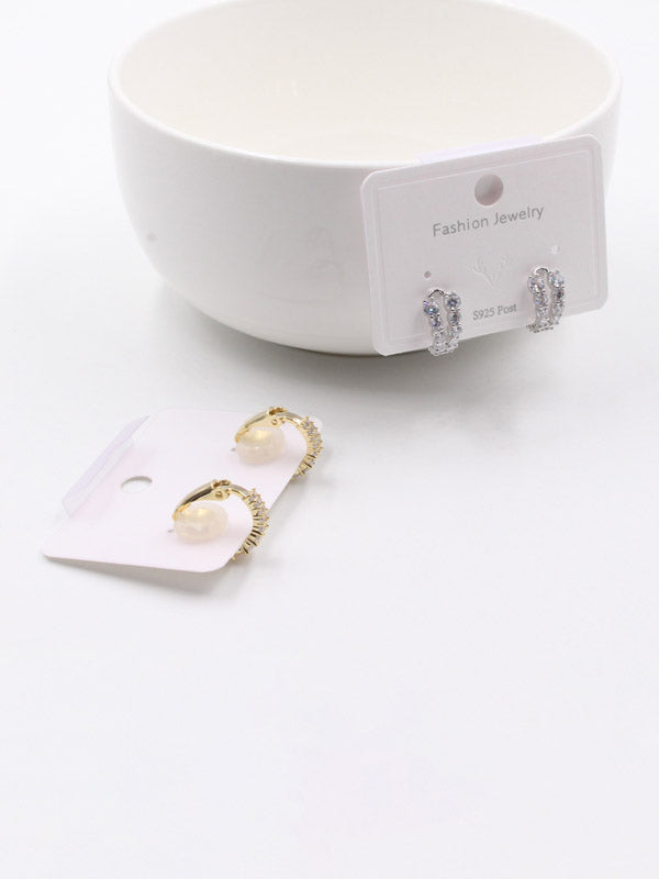 حلق مقوس زركون حلق jewel