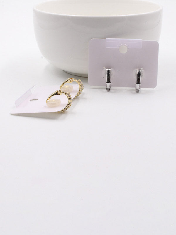 حلق مقوس زركون حلق jewel