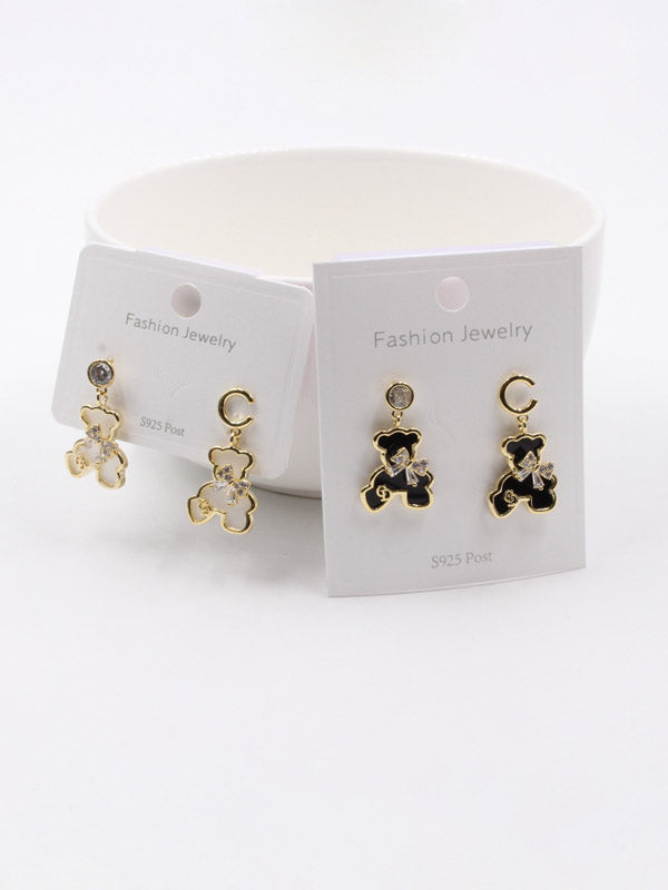 حلق توس شيل ابيض واسود حلق دبدوب