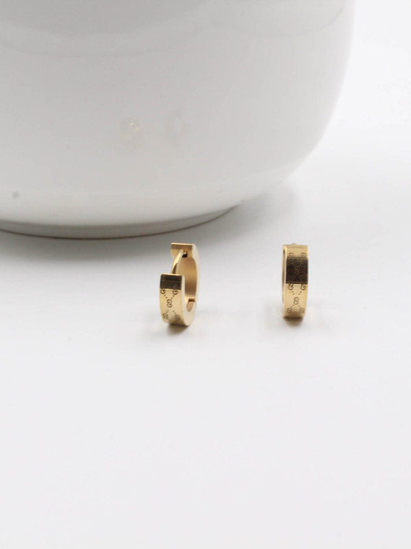 حلق قوتشي مدور صغير حلق gucci