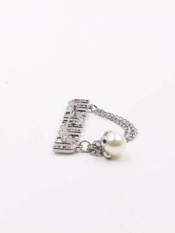 بروش ماركة ميو ميو كريستال سلسله ولولو بروش miumiu فضي