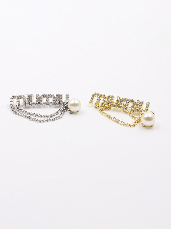 بروش ماركة ميو ميو كريستال سلسله ولولو بروش miumiu