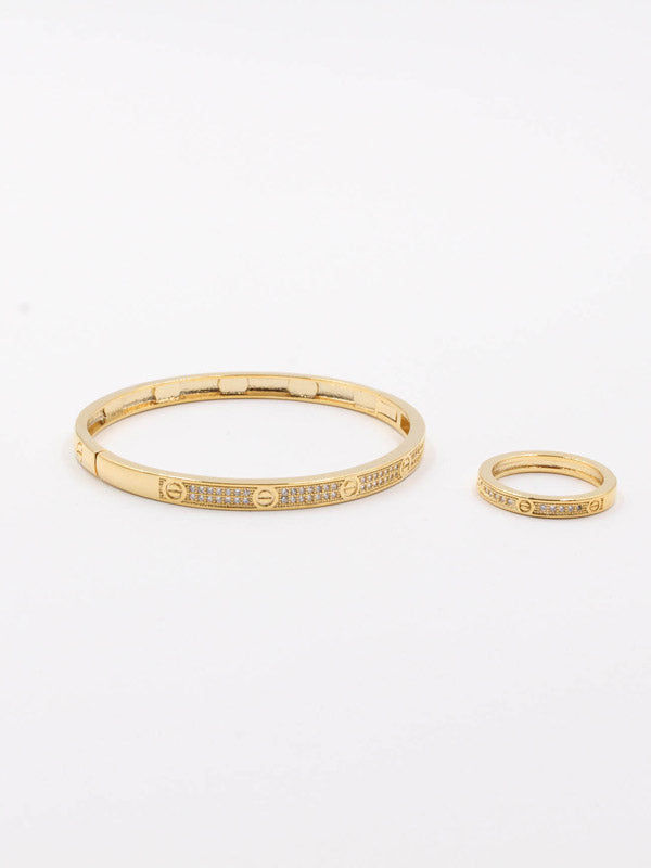 اسواره كارتير هاف زركون بناتي اسواره CARTIER ذهبي 5