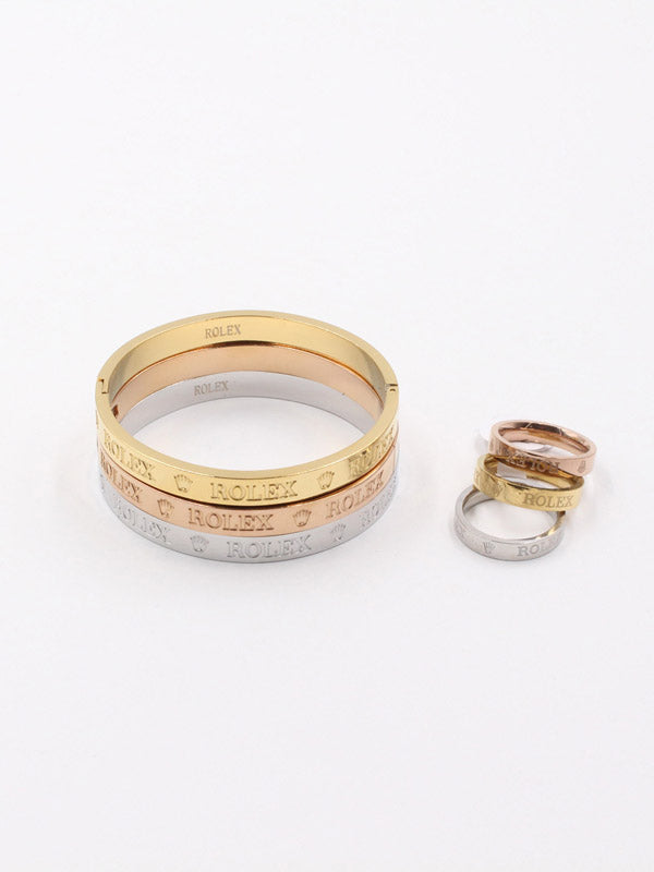 اساور رولكس نسائية مع خواتم بناتية اسواره رولكس