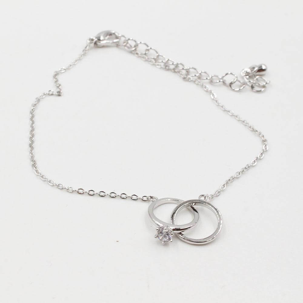 خلحال رينقز TOGETHER خلخال متوفر 2 لون فضي