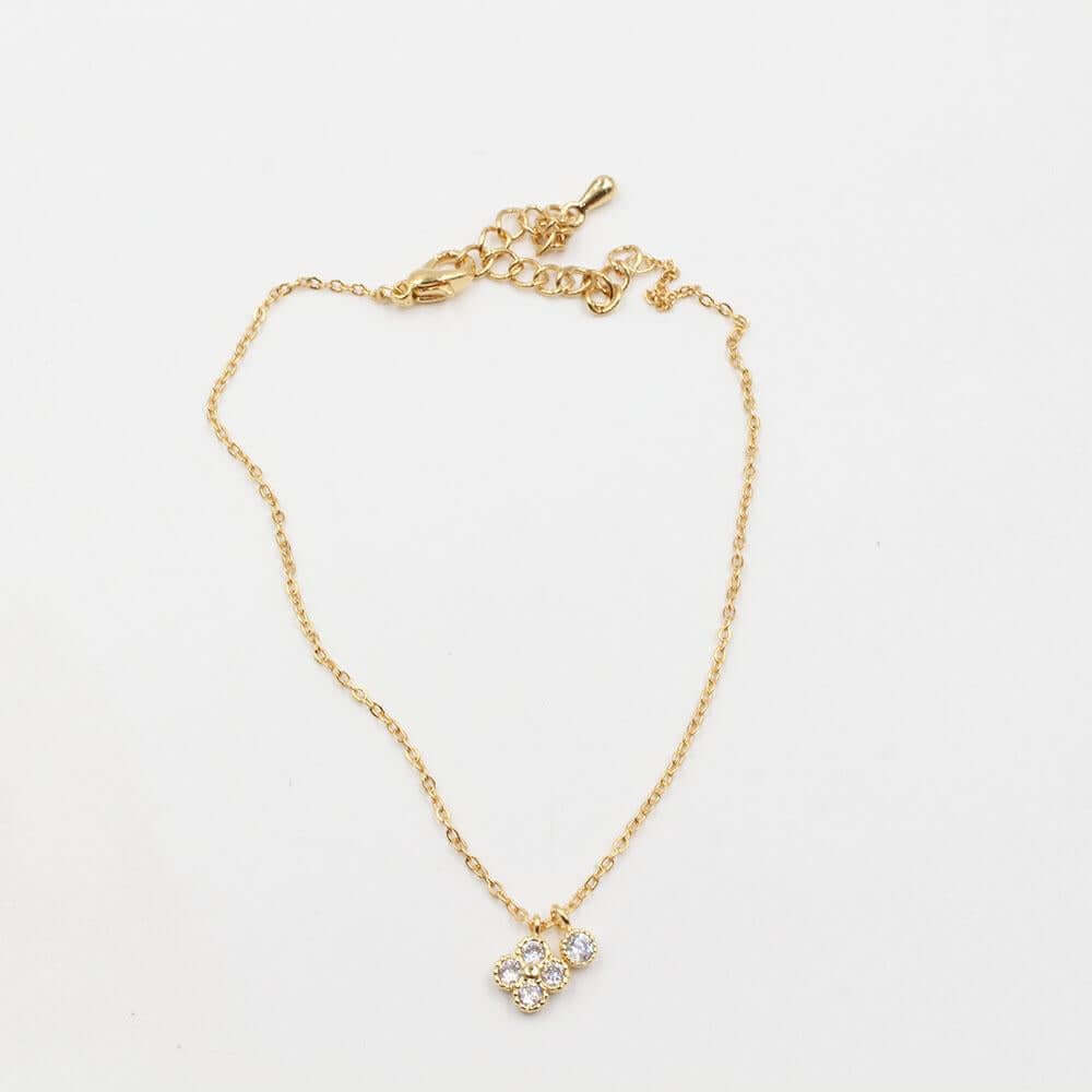 خلخال فان كليف زركون خلخال van cleef ذهبي