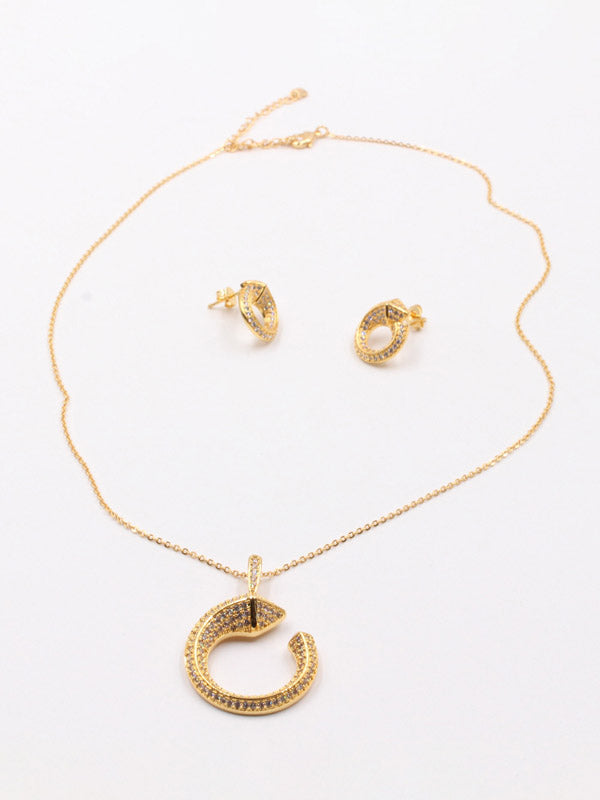 طقم كارتير ذهبي سنيك اطقم CARTIER ذهبي