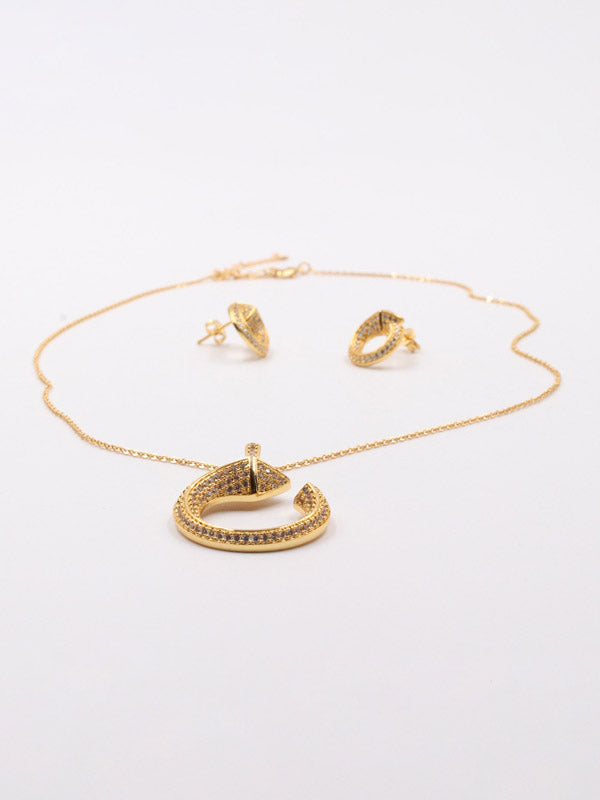 طقم كارتير ذهبي سنيك اطقم CARTIER