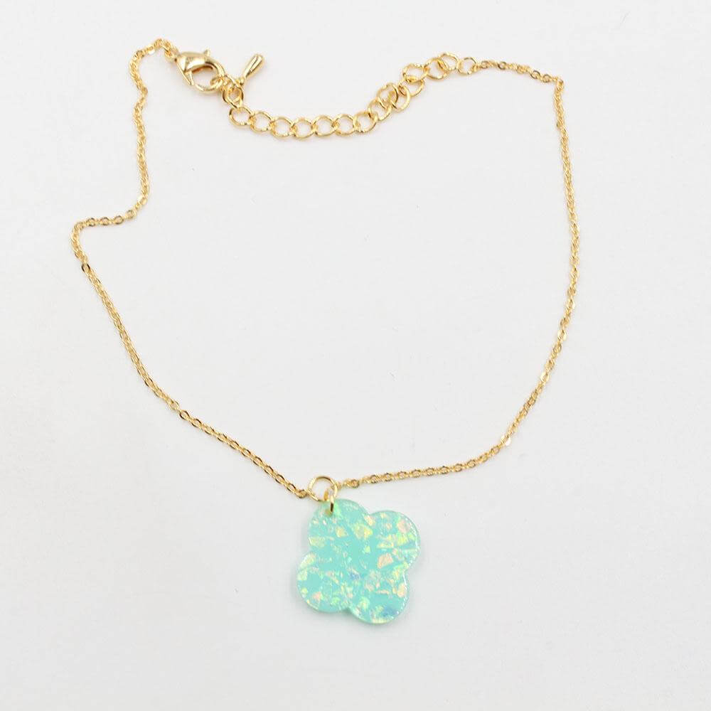 خلحال ورده سيراميك خلخال متوفر 5 لون تركواز