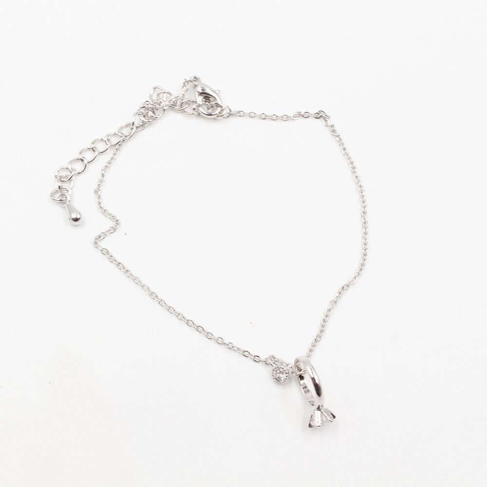 خلحال رينقز زركون خلخال متوفر 2 لون فضي