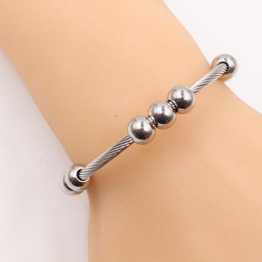 اسواره ستانلس ستيل معدنيه اسواره متوفر 2 لون