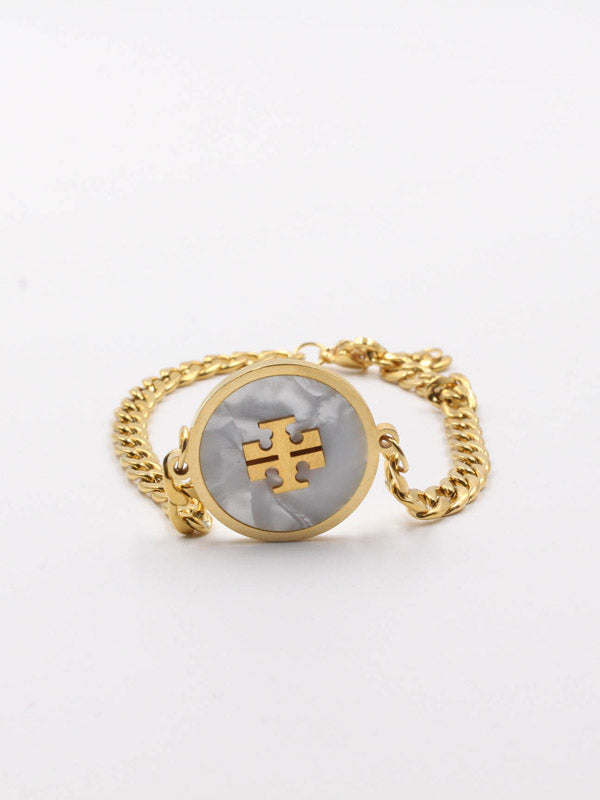 اسواره توري بورش سيركل شيل شعار اسواره tory burch ذهبي