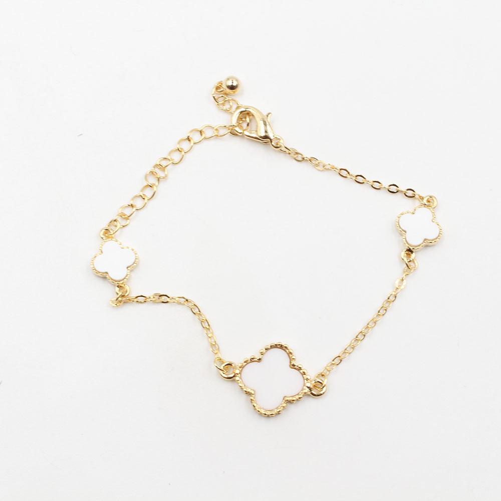 اسواره فان كليف 3 وردات اسواره متوفر 9 لون ابيض ذهبي