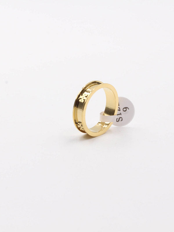 خاتم توري بورش ذهبي لوقو خواتم tory burch