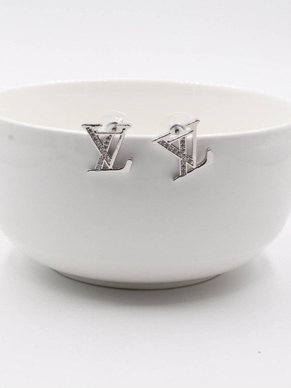 حلق لويس فيتون زركون لوقو حلق louis vuitton