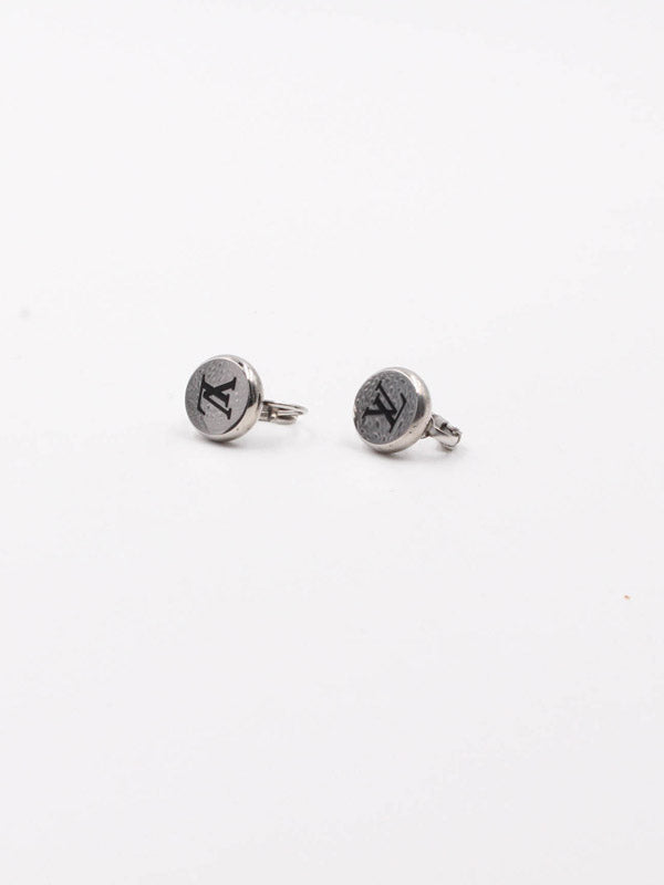 حلق لويس فيتون كبس حلق louis vuitton فضي