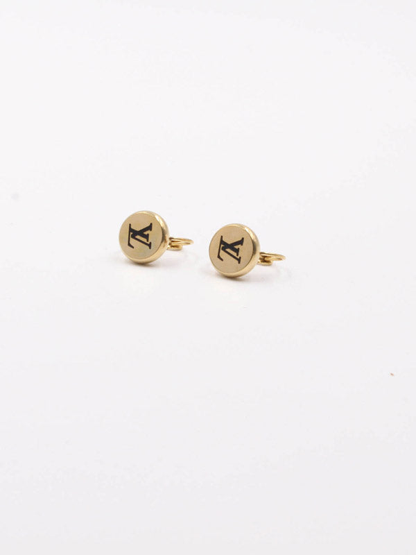 حلق لويس فيتون كبس حلق louis vuitton ذهبي