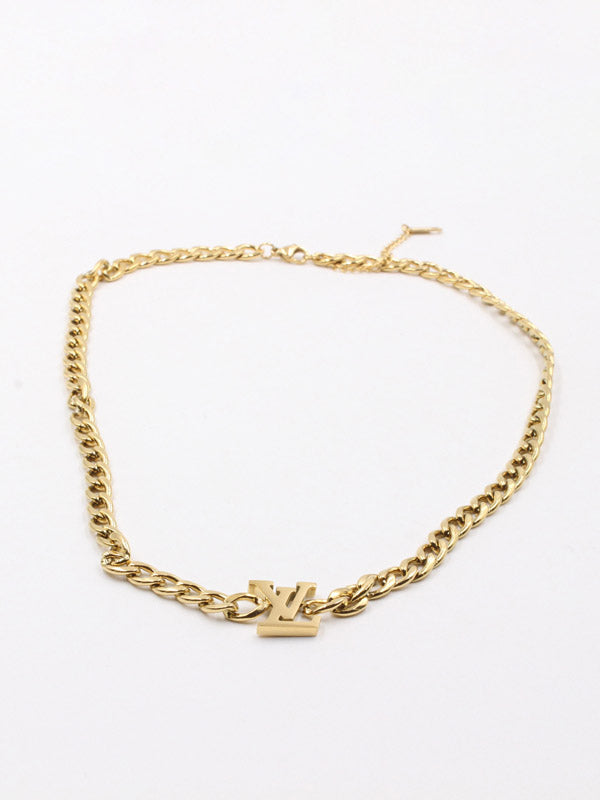 سلسال لويس فيتون ذهبي لوقو شاين سلسال louis vuitton