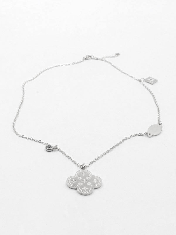 سلسال لويس فيتون ذهبي فلاور سلسال louis vuitton فضي