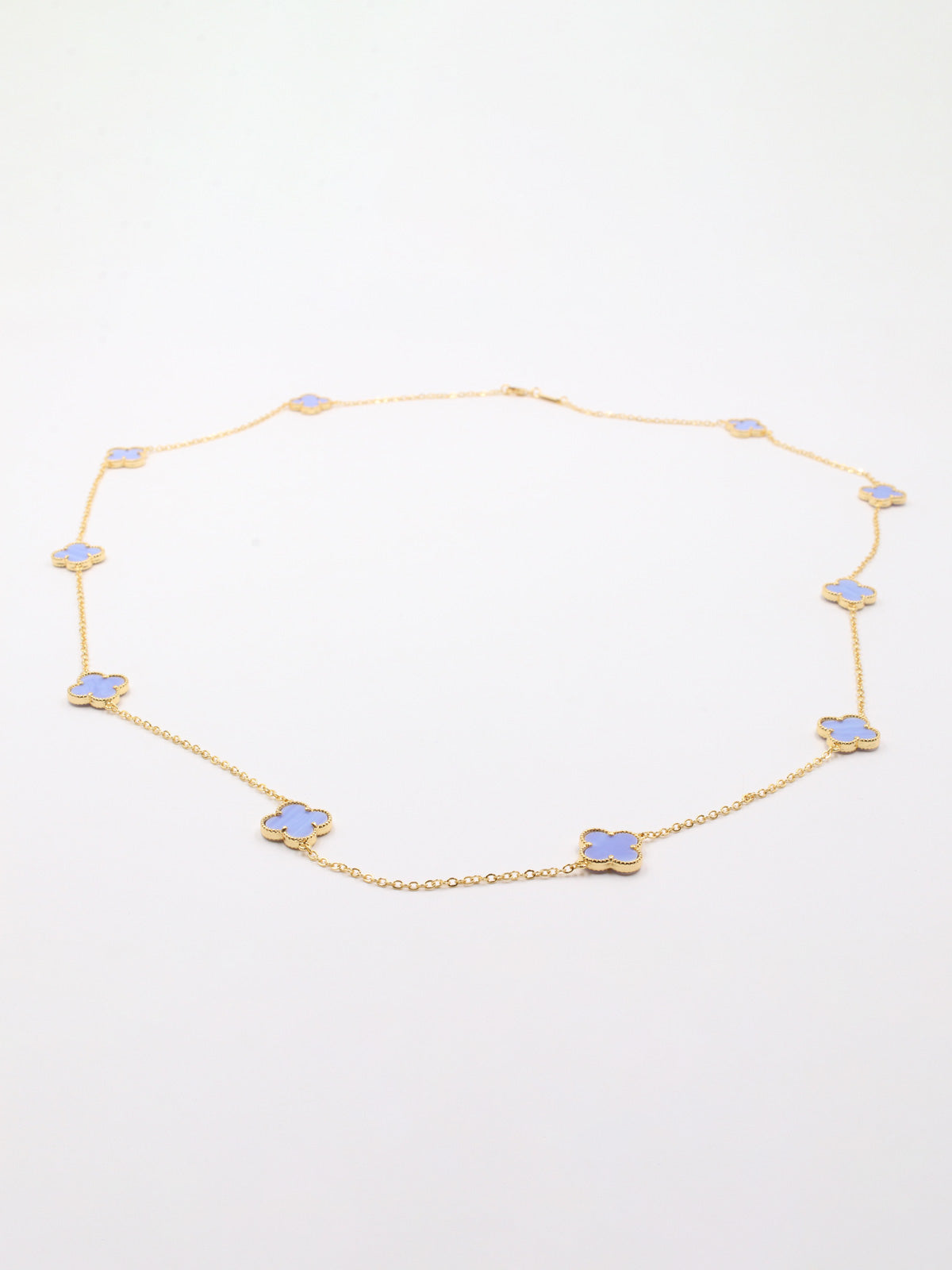 سلسال فان كليف طويل وذ لوقو سلسال van cleef سماوي