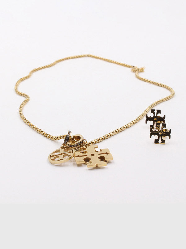 طقم توري بورش بندنت ذهبي اطقم tory burch ذهبي