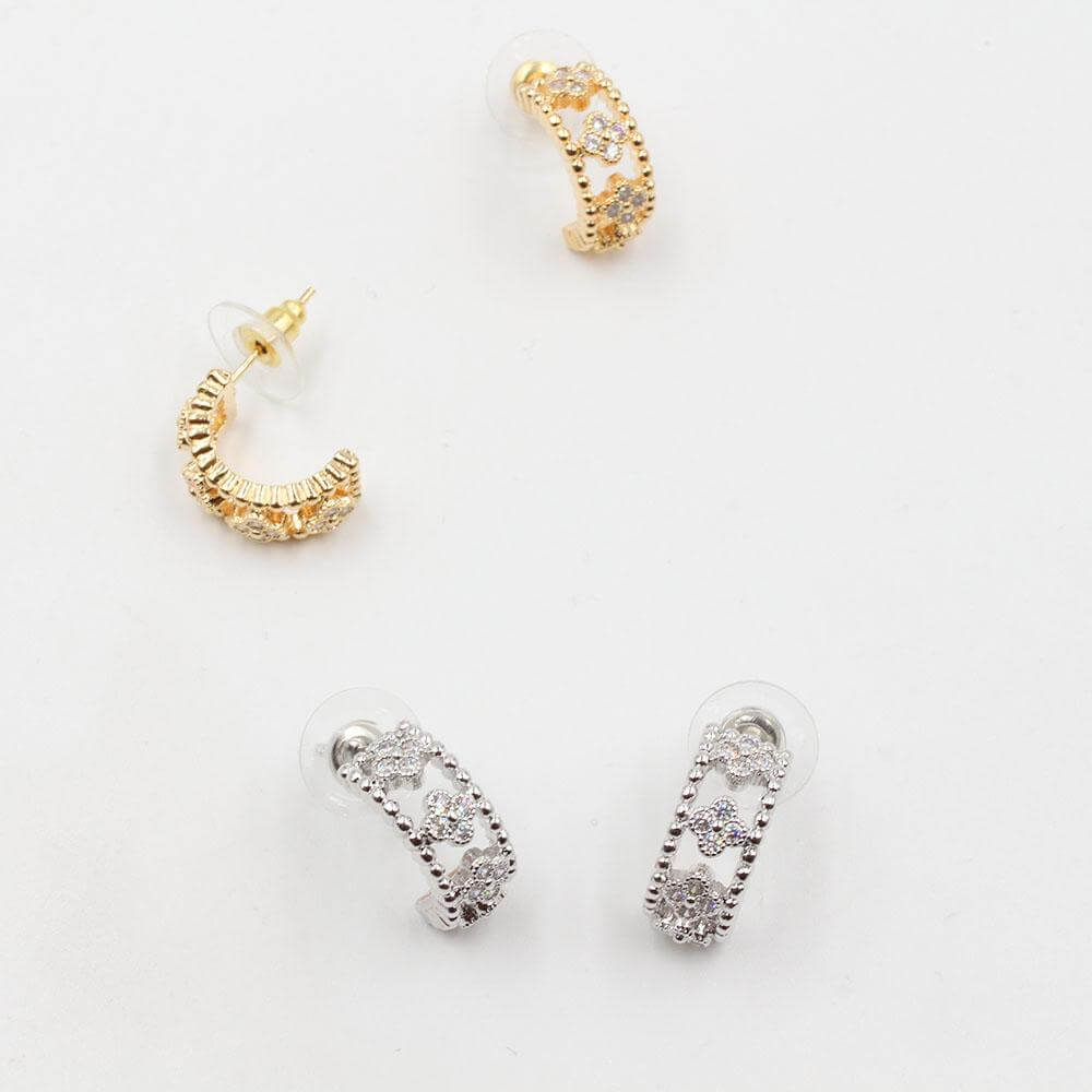 حلق فان كليف زركون حلق van cleef