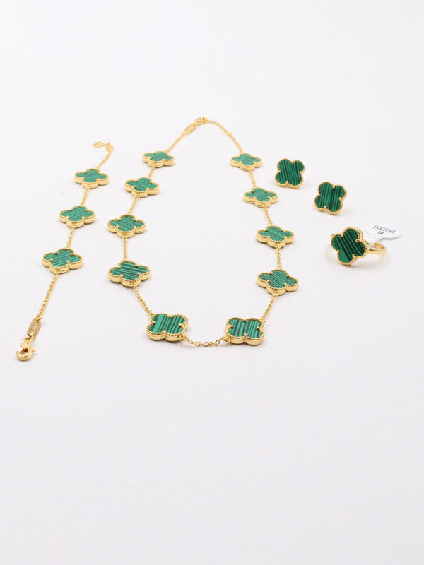 طقم فان كليف 10 وردات 4 قطع اطقم van cleef