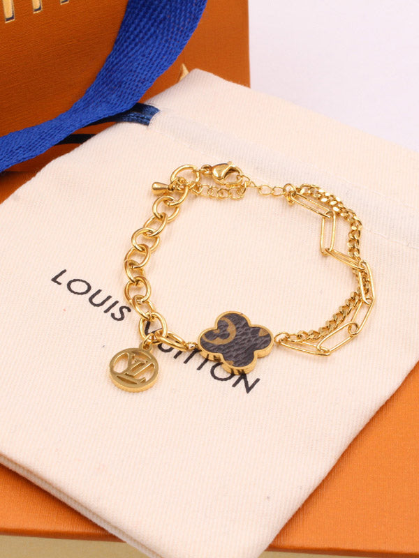 اسوارة لويس فيتون فلاور بني اسواره louis vuitton ذهبي
