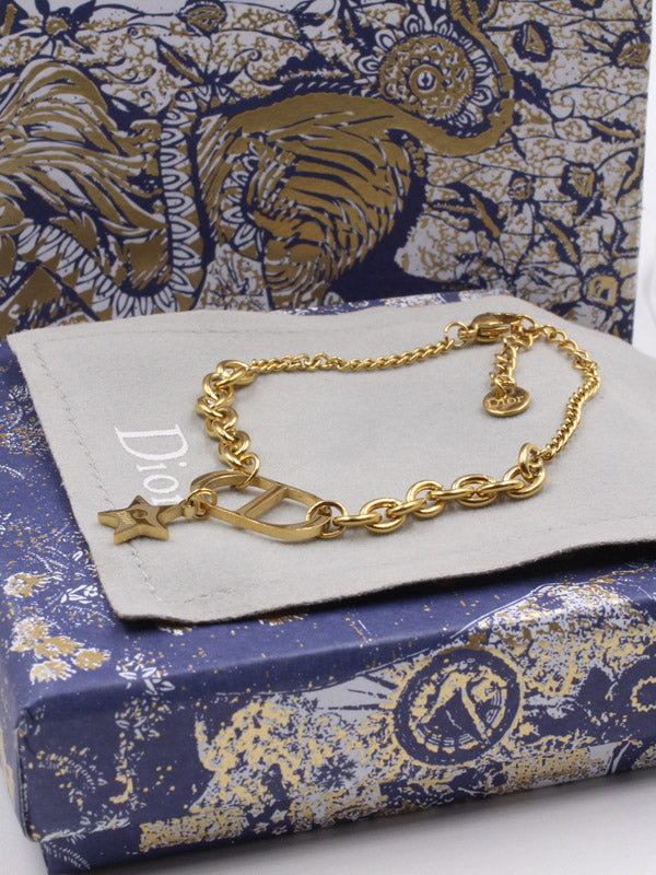 اسواره ديور CD ذهبية اسواره dior