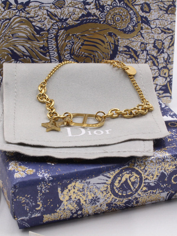 اسواره ديور CD ذهبية اسواره dior ذهبي