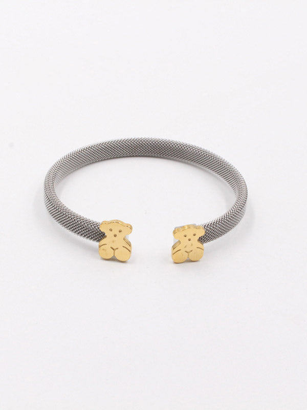 اسواره توس بانقل فضي وذهبي اسواره دبدوب ذهبي