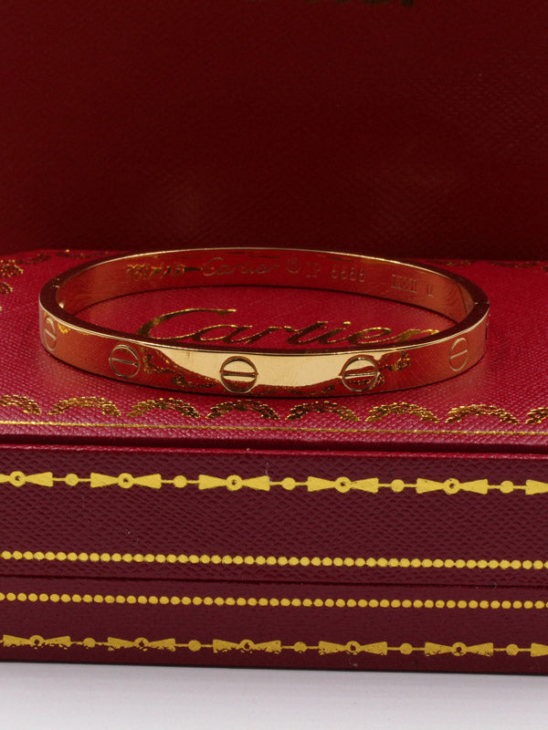 اساور كارتير لوقو اسواره CARTIER ذهبي 14