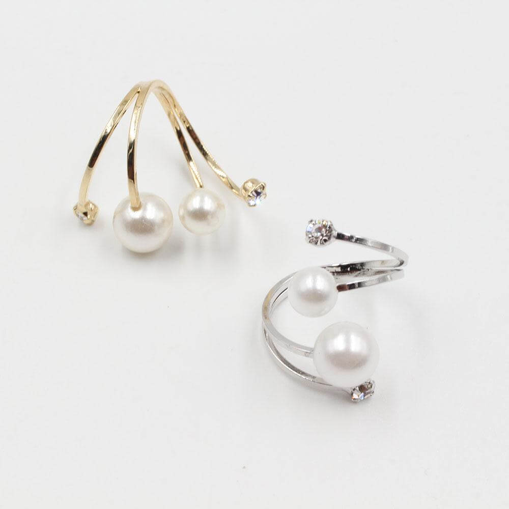 خاتم لولو بالكريستال خواتم متوفر 2 لون