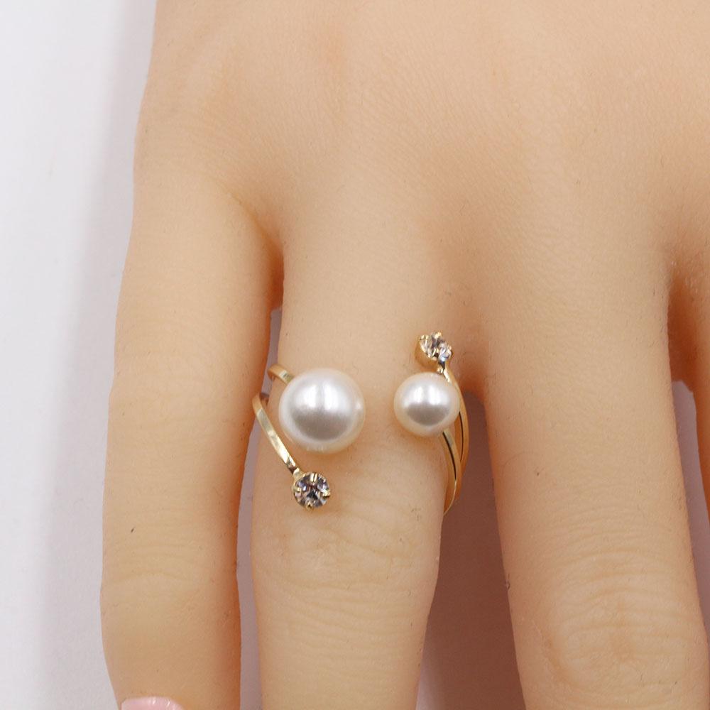 خاتم لولو بالكريستال خواتم متوفر 2 لون