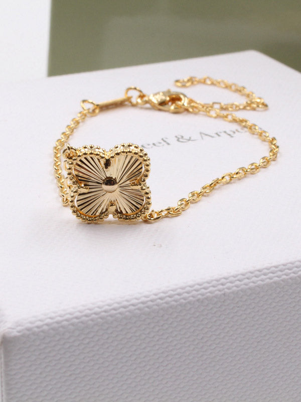 اسوارة فان كليف وردة ذهبية اسواره van cleef