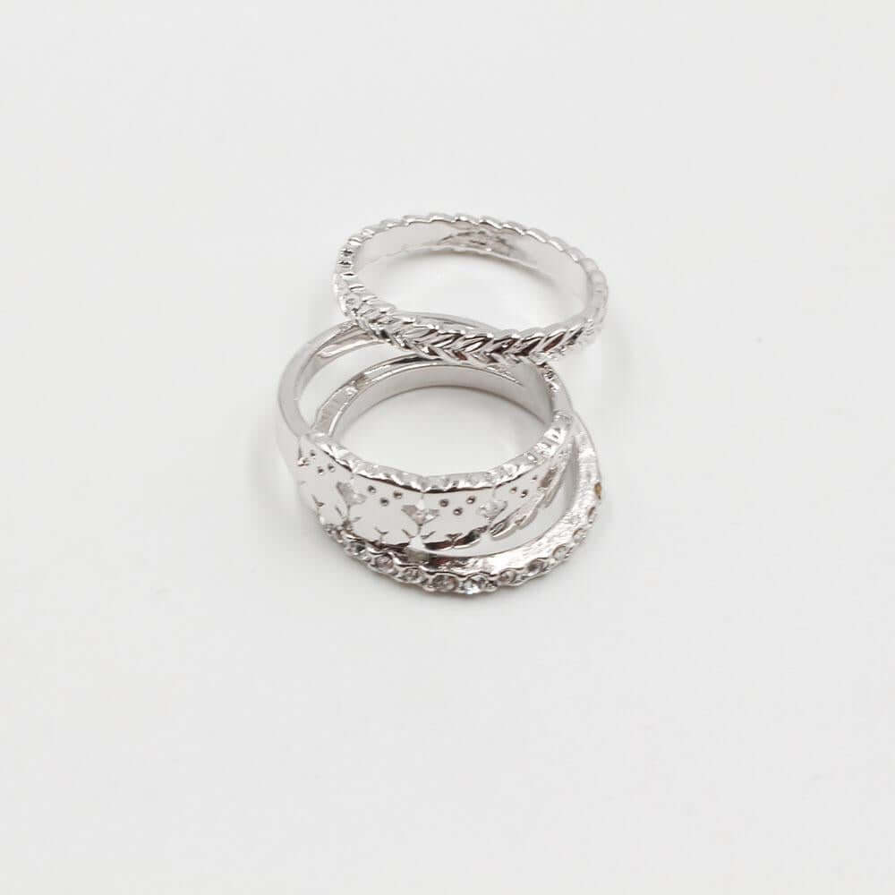 خاتم توس توينز خواتم دبدوب فضي 7