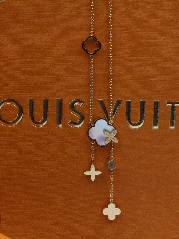 سلسال لويس فيتون فلاور ذهبي سلسال louis vuitton
