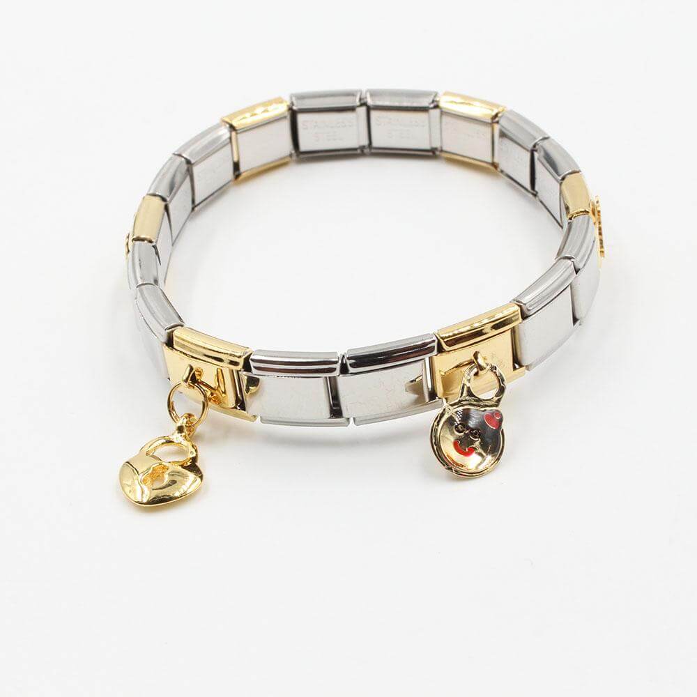 اسوارة نومنيشن ستانلس ستيل كي اند فيس اسواره nomination فضي