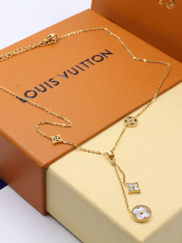 سلسال لويس فيتون ناعم ذهبي سلسال louis vuitton ذهبي