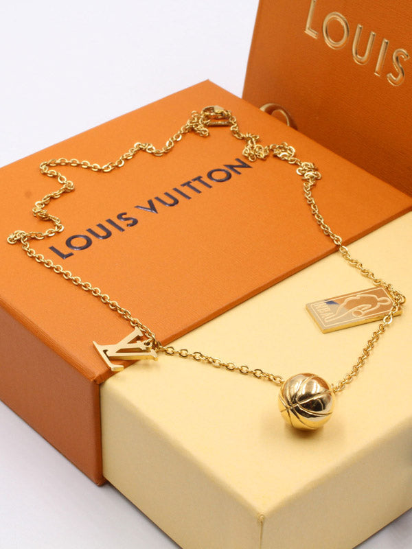 سلسال لويس فيتون بولز ذهبي سلسال louis vuitton