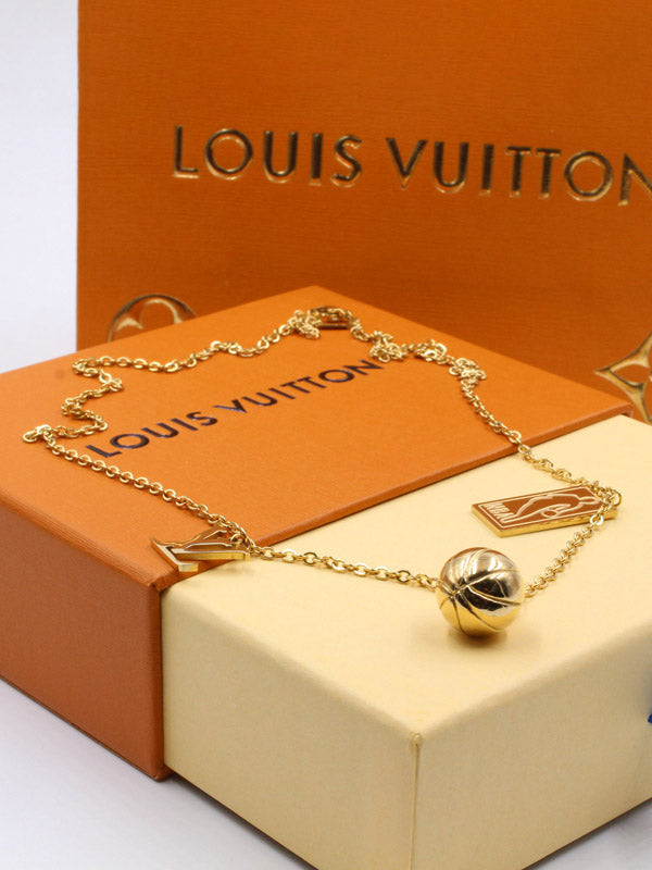 سلسال لويس فيتون بولز ذهبي سلسال louis vuitton