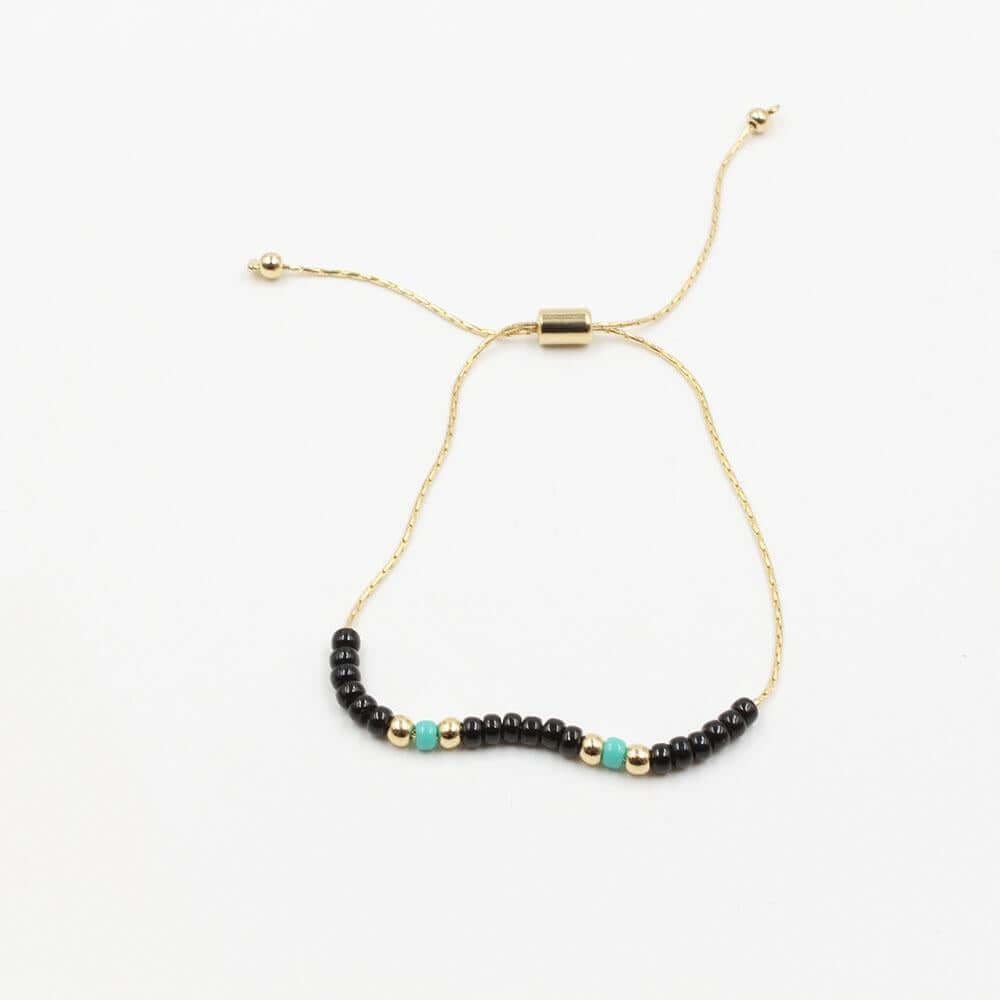 اسواره كوريه خرزيه سحاب اسواره متوفر 6 لون اسود