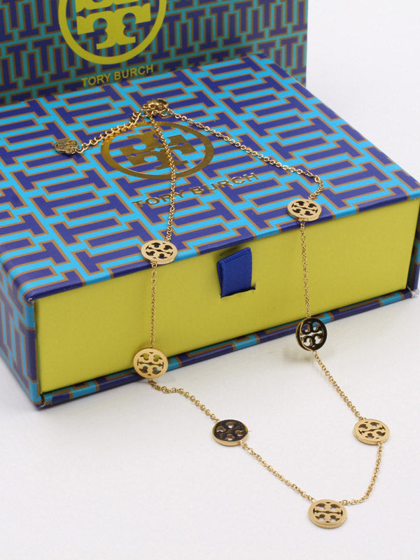 عقد توري بورش لوقو سلسال tory burch