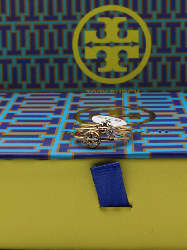 مجموعة خواتم توري بورش ذهبي خواتم tory burch ذهبي 6