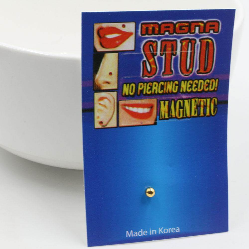 زمام مغناطيس معدني وبيرسنق شفايف زمام متوفر 2 لون