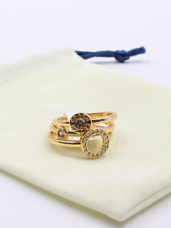 مجموعة خواتم كوتش ذهبي خواتم jewel ذهبي 6