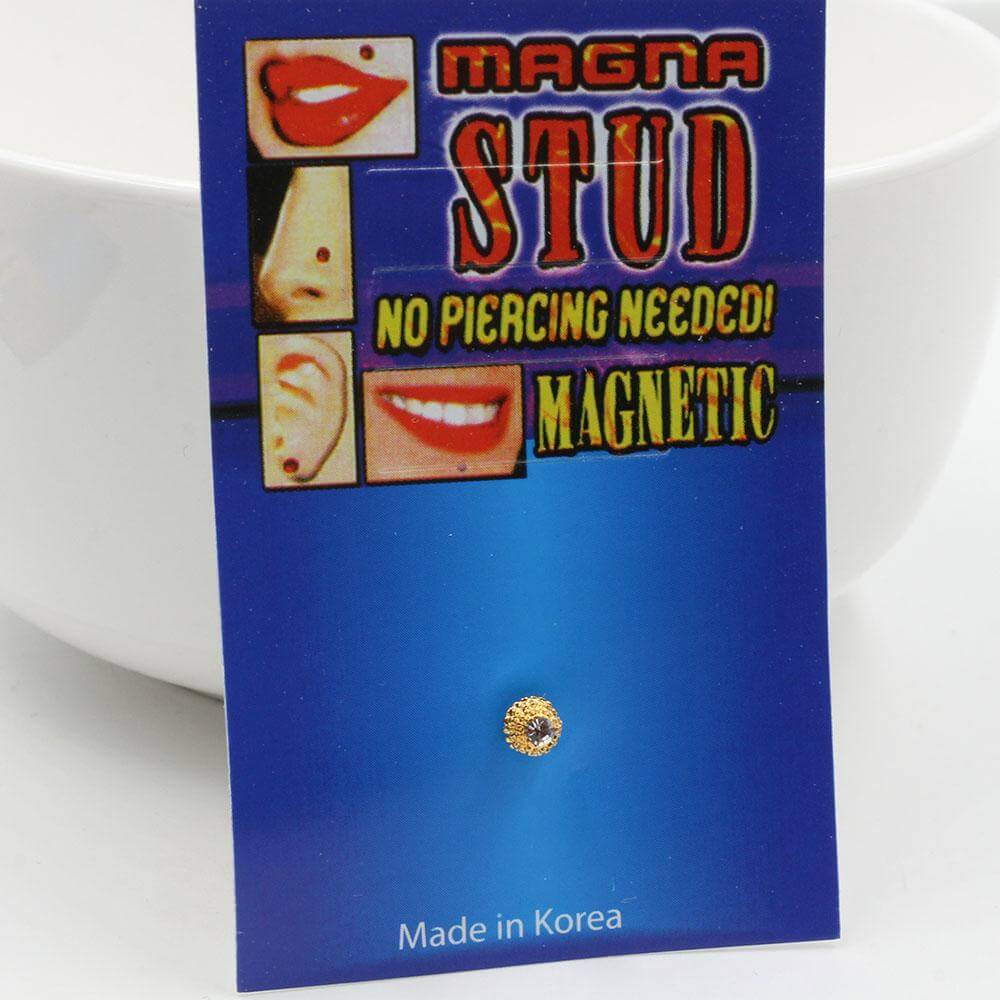 زمام مغناطيس معدني بفص زمام متوفر 2 لون