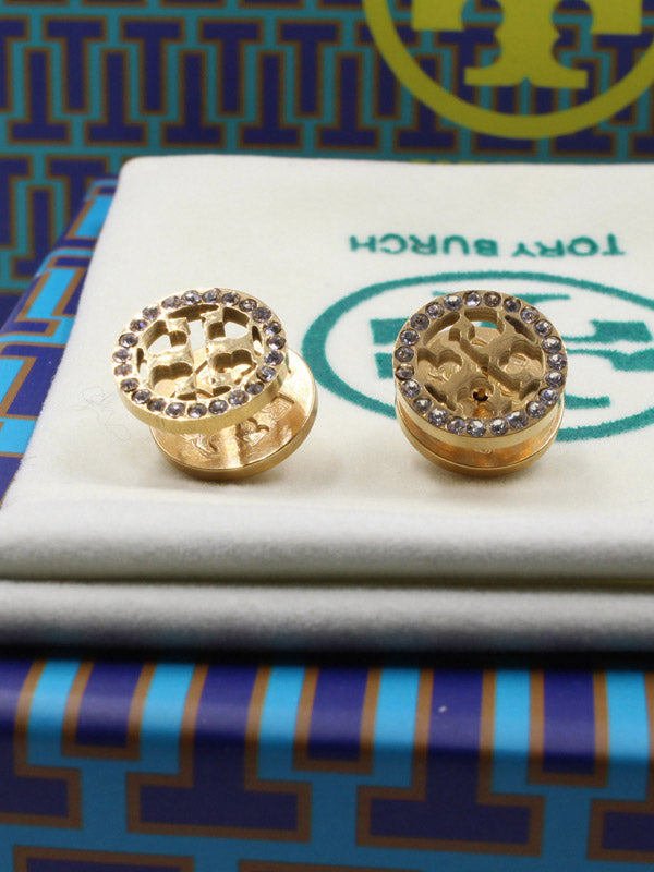 حلق توري بورش كرستال ميتال حلق tory burch